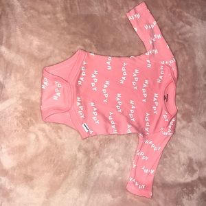 Baby girl 3-6 months onesie